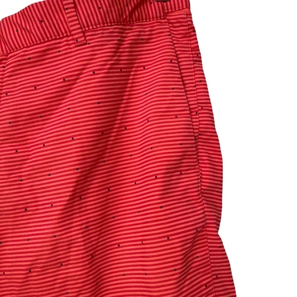 Nike‎ Men's Golf Flex Slim Dri-Fit Print Short in Orange Size: 36 - Picture 6 of 7